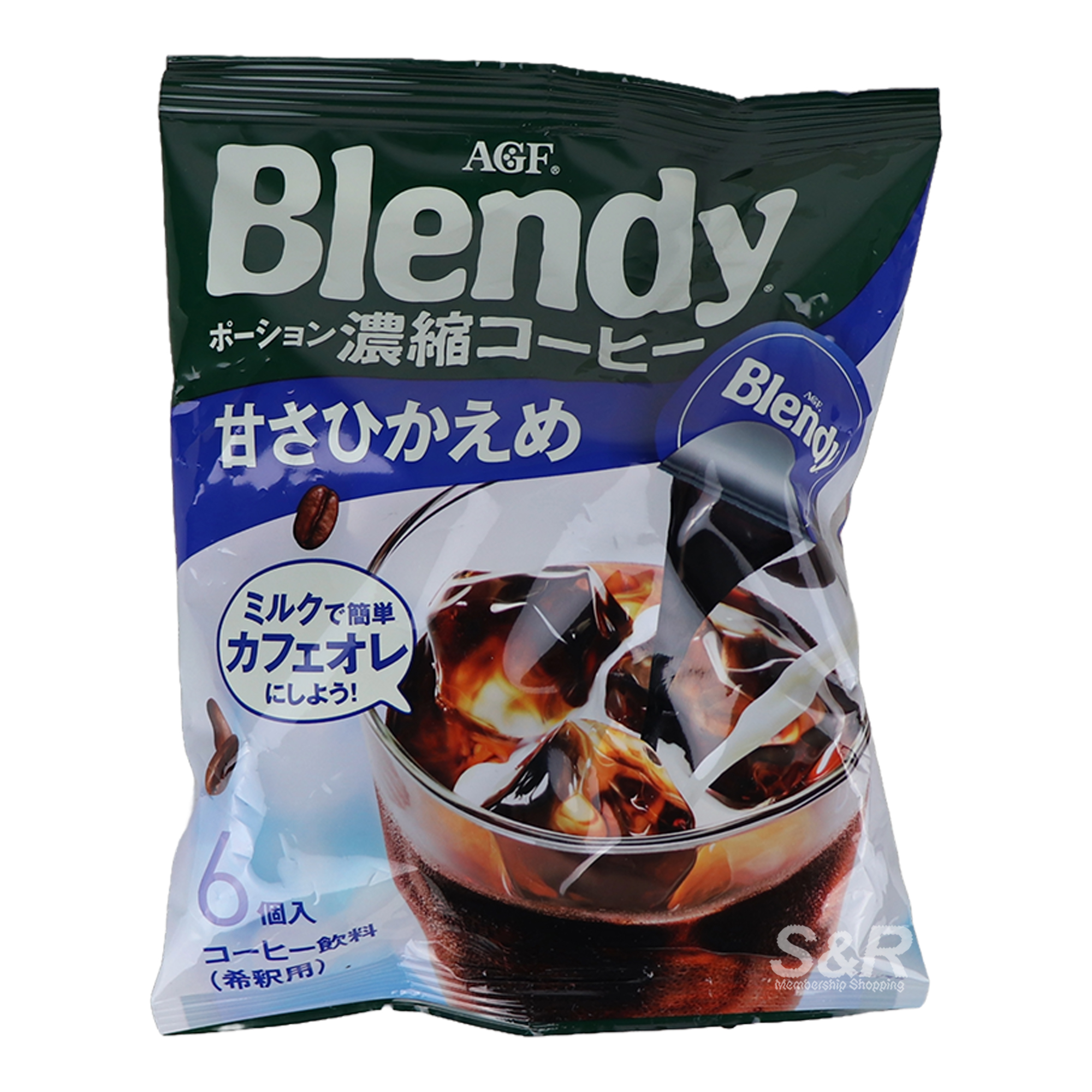 Blendy Instant Coffee Sweetened 6pcs x 18g